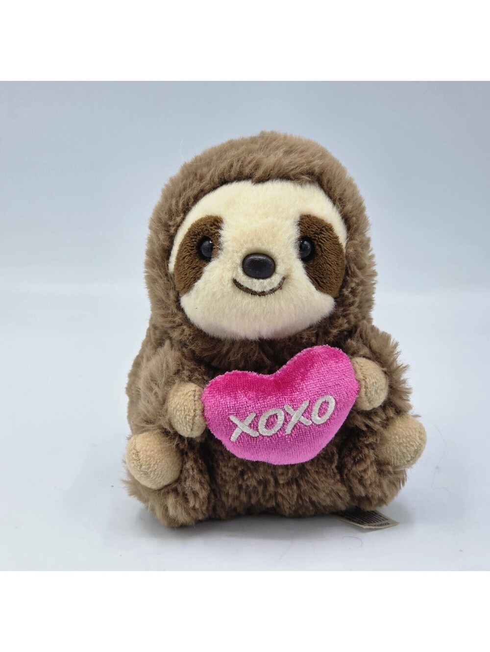 Aurora Sloth Plush Stuffed Animal Pink XOXO Heart 2022 Plush Toy AUG2022